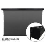 VIVIDSTORM ALR P Slimline Motorised Drop Down Projector Screen for Standard Throw Projectors with Acoustic Transparency - Image 2