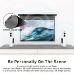 VIVIDSTORM ALR P Slimline Motorised Drop Down Projector Screen for Standard Throw Projectors with Acoustic Transparency - Image 5