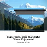 VIVIDSTORM ALR P Slimline Motorised Drop Down Projector Screen for Standard Throw Projectors with Acoustic Transparency - Image 9