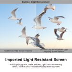 VIVIDSTORM ALR P Slimline Motorised Drop Down Projector Screen for Standard Throw Projectors with Acoustic Transparency - Image 10