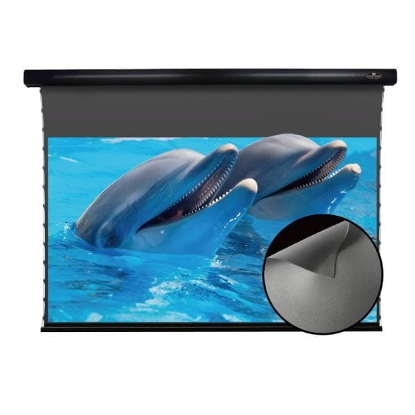 VIVIDSTORM ALR Slimline Motorised Drop Down Projector Screen for Standard Throw Projectors
