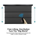 VIVIDSTORM ALR Slimline Motorised Drop Down Projector Screen for Standard Throw Projectors - Image 4