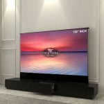 VIVIDSTORM Motorised Laser TV Cabinet Monte Carlo + Floor Rising S Pro Screen Bundle Deal - Image 4