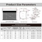 VIVIDSTORM PRO A Slimline Motorised Drop Down Projector Screen for Ceiling Mounted UST Laser Projectors - Image 4