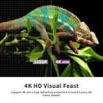 VIVIDSTORM PRO P Slimline Motorised Drop Down Projector Screen for UST Laser Projectors with Acoustic Transparency - Image 9