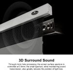 VIVIDSTORM PRO P Slimline Motorised Drop Down Projector Screen for UST Laser Projectors with Acoustic Transparency - Image 13