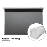 VIVIDSTORM PRO PA Slimline Motorised Drop Down Projector Screen for Ceiling Mounted UST Laser Projectors with Acoustic Transparency - Image 3