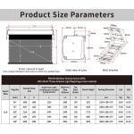 VIVIDSTORM PRO PA Slimline Motorised Drop Down Projector Screen for Ceiling Mounted UST Laser Projectors with Acoustic Transparency - Image 7