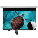 VIVIDSTORM PRO Slimline Motorised Drop Down Projector Screen for UST Laser Projectors - Image 13