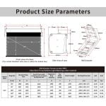 VIVIDSTORM PRO Slimline Motorised Drop Down Projector Screen for UST Laser Projectors - Image 6