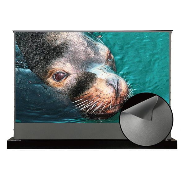 VIVIDSTORM S ALR Motorised Floor Rising Projector Screen for Standard Throw Projectors