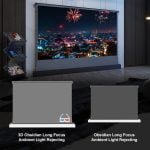 VIVIDSTORM S ALR Motorised Floor Rising Projector Screen for Standard Throw Projectors - Image 4