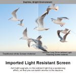 VIVIDSTORM S ALR Motorised Floor Rising Projector Screen for Standard Throw Projectors - Image 11