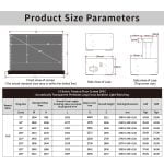 VIVIDSTORM S ALR P Motorised Floor Rising Projector Screen for Standard Throw Projectors with Acoustic Transparency - Image 7