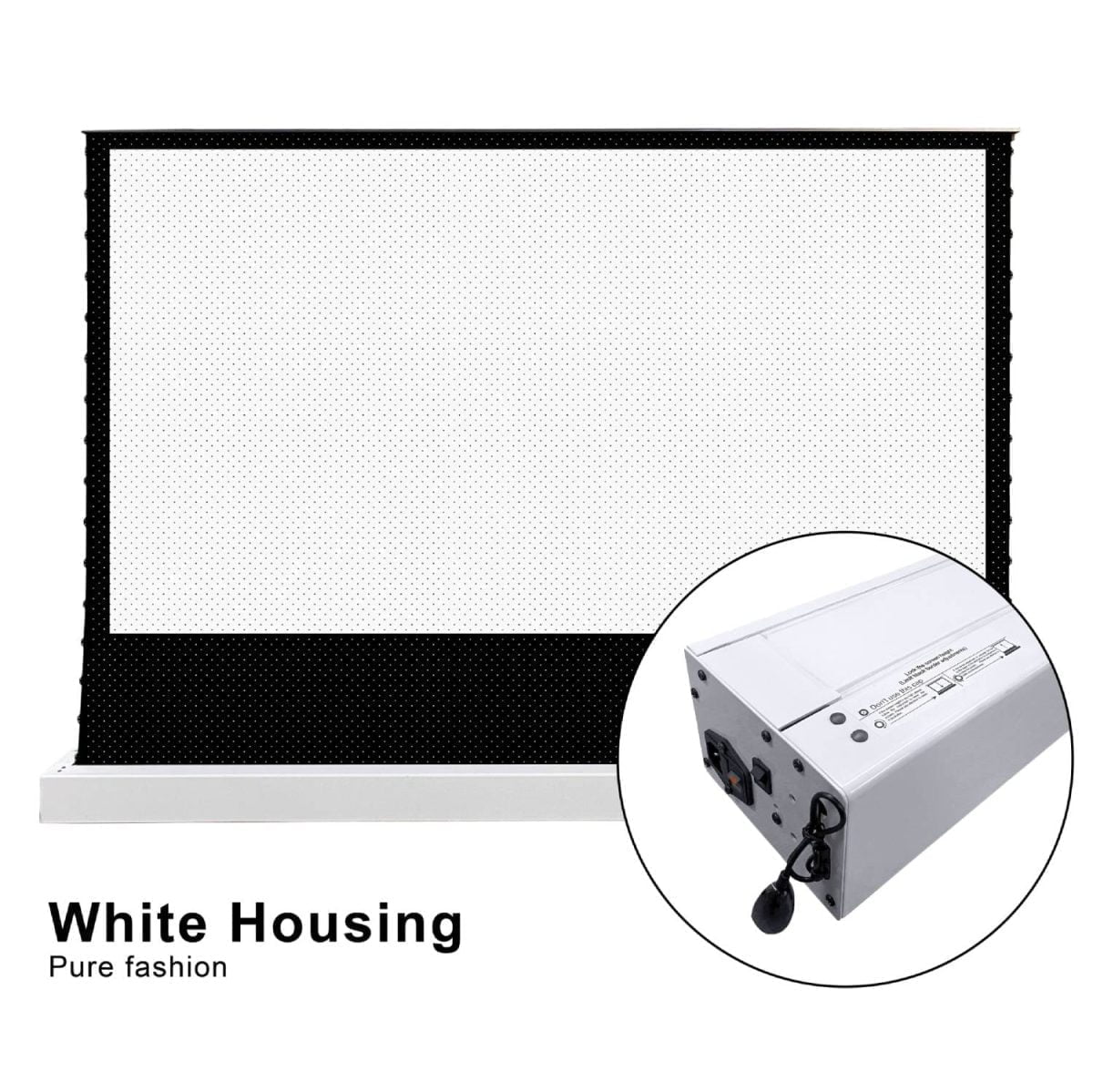 VIVIDSTORM S White Cinema P Motorised Floor Rising Projector Screen for Standard Throw Projectors with Acoustic Transparency - Image 12