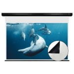VIVIDSTORM Slimline Motorised Drop Down Projector Screen with White Cinema Material for Standard Throw Projectors - Image 11