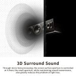 VIVIDSTORM Slimline P Motorised Drop Down Projector Screen with White Cinema Material with Acoustic Transparency (For Normal Projectors) - Image 3
