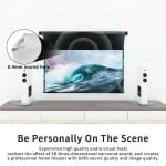VIVIDSTORM Slimline P Motorised Drop Down Projector Screen with White Cinema Material with Acoustic Transparency (For Normal Projectors) - Image 8