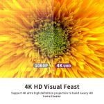 VIVIDSTORM Slimline Motorised Drop Down Projector Screen with White Cinema Material for Standard Throw Projectors - Image 8