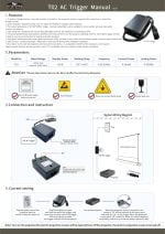 T02 AC Wired Trigger Remote Control for Vividstorm Floor Rising/Drop Down Screen - Image 2