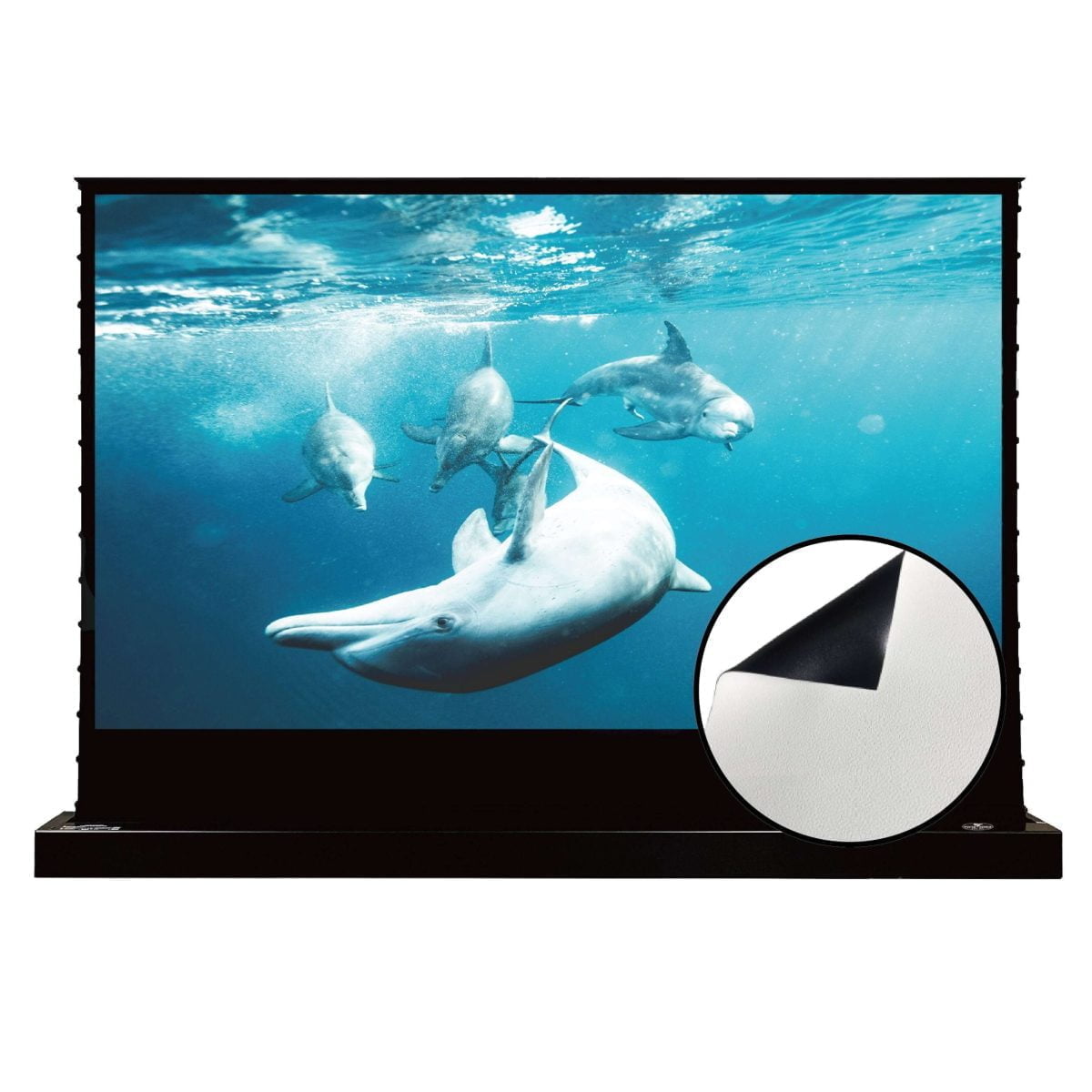 VIVIDSTORM S White Cinema Motorised Floor Rising Projector Screen for Standard Throw Projectors - Image 17