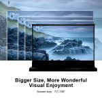 VIVIDSTORM S White Cinema Motorised Floor Rising Projector Screen for Standard Throw Projectors - Image 4