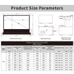 VIVIDSTORM S White Cinema Motorised Floor Rising Projector Screen for Standard Throw Projectors - Image 6