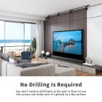 VIVIDSTORM S White Cinema Motorised Floor Rising Projector Screen for Standard Throw Projectors - Image 8