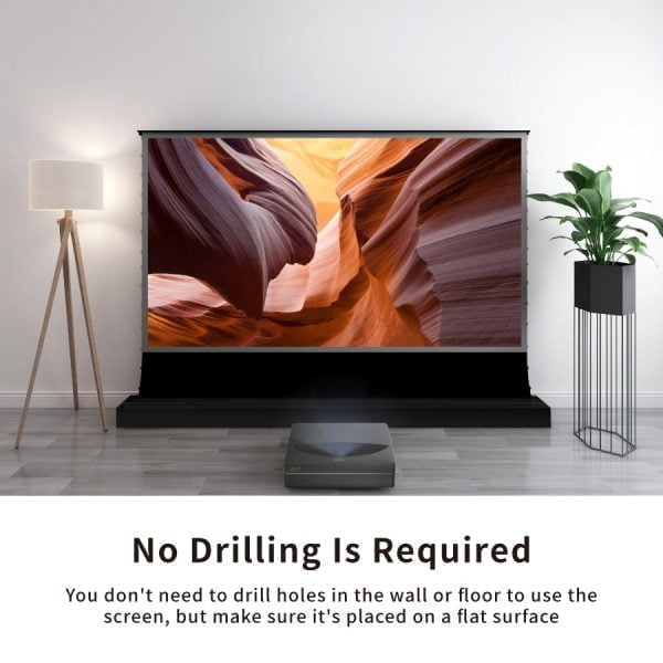 VIVIDSTORM S PRO Motorised Floor Rising CLR/ALR UST Laser Projector Screen