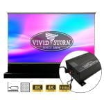 VIVIDSTORM S PRO P Motorised Rollable CLR/ALR UST Laser Projector Screen with Acoustic Transparency - Image 2