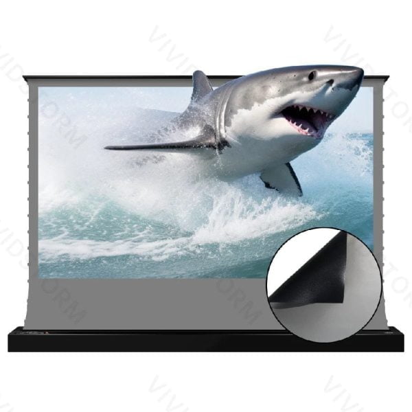 VIVIDSTORM TITAN 160"-200" Motorized Tension Floor Rising ALR Projector Screen
