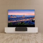 VIVIDSTORM Motorised Laser TV Cabinet Florence