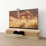 VIVIDSTORM Fully Concealed Premium Motorized Laser TV Cabinet DUNE - Limited Edition - Image 4