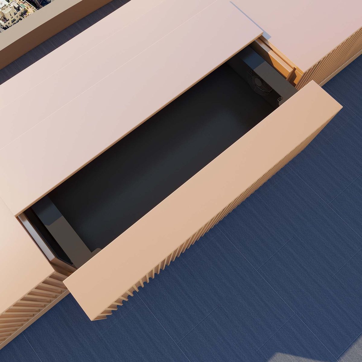 VIVIDSTORM Motorized Laser TV Cabinet Geneva - Image 6