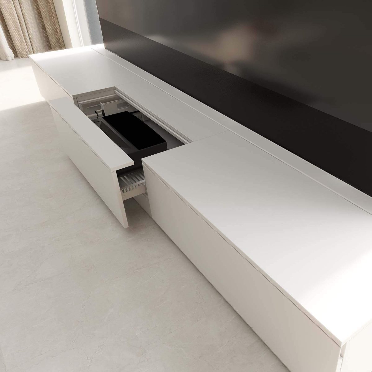 VIVIDSTORM Motorized Laser TV Cabinet Barcelona Mark III - Image 11