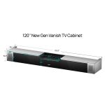 AWOL Vision New Gen Vanish TV Cabinet - Black 120 Inch Dimensions